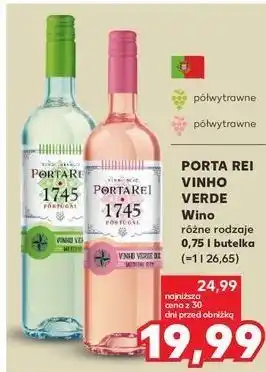 Kaufland Wino Porta Rei Verde oferta