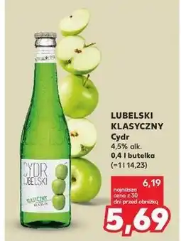 Kaufland Cydr klasyczny Lubelski oferta