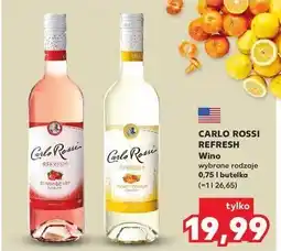 Kaufland Wino Carlo Rossi Refresh Sweet Citrus oferta