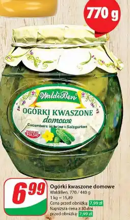 Dino Ogórki kwaszone domowe Waldiben oferta
