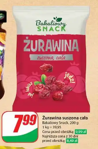 Dino Żurawina cała Bakaliowy Snack oferta