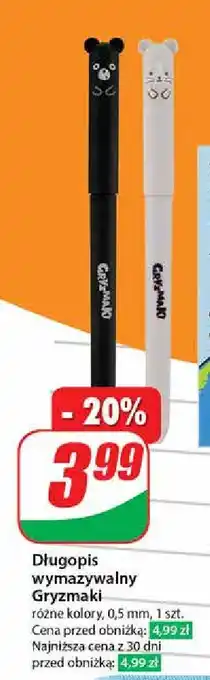 Dino Długopis wymazywalny Gryzmaki oferta