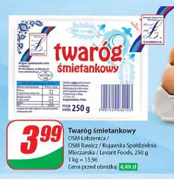 Dino Twaróg śmietankowy Osm Łobżenica oferta