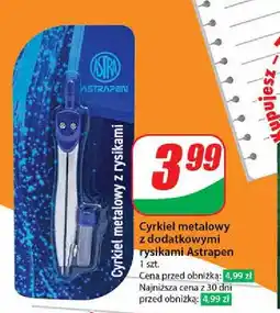 Cyrkiel astrino z dodatkowymi rysikami Astra