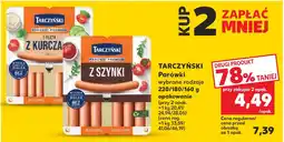 Kaufland Parówki Tarczyński oferta