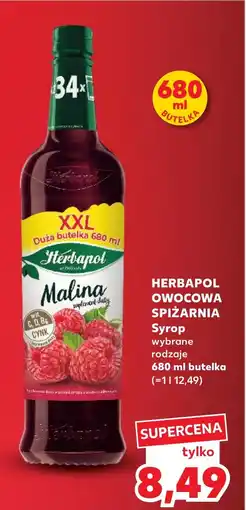 Kaufland Herbapol owocowa spiżarnia Syrop oferta