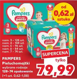 Kaufland Pieluchomajtki Pampers oferta