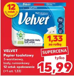 Kaufland Papier toaletowy Velvet oferta