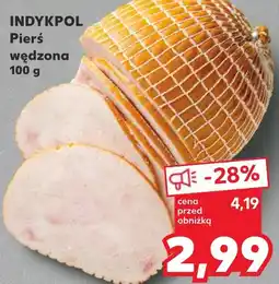 Kaufland Indykpol Pierś wędzona oferta