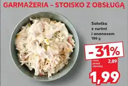 Kaufland Sałatka z surimi i ananasem oferta