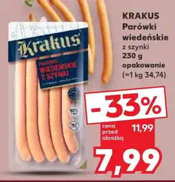 Kaufland Krakus Parówki wiedeńskie oferta