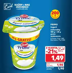 Kaufland Primo Jogurt naturalny oferta