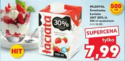 Kaufland Mlekpol Śmietanka Łaciata UHT 30% tł. oferta