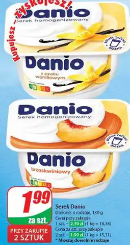 Dino Serek brzoskwinia Danone danio oferta