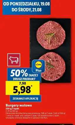 Lidl Burger wołowy Rzeźnik codzienna dostawa oferta