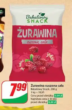 Dino Żurawina cała Bakaliowy snack oferta