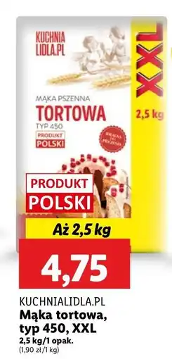 Lidl Mąka pszenna tortowa typ 450 Kuchnia lidla.pl oferta
