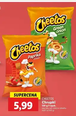 Lidl Chrupki paprykowe Cheetos Frito lay cheetos oferta