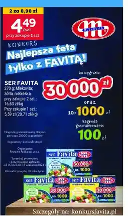 Stokrotka Ser sałatkowo-kanapkowy 12 % Mlekovita favita oferta