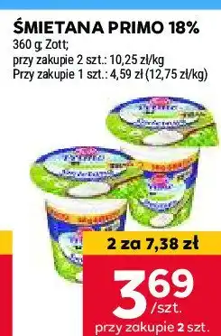 Stokrotka Śmietana 18 % Zott primo oferta