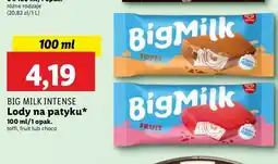 Lidl Lód toffi intense Algida big milk oferta