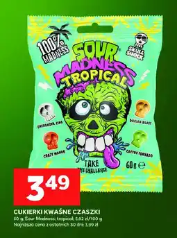 Cukierki sour madness tropical Argo