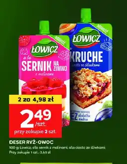 Stokrotka Deser a la kruche ciasto ze śliwkami Łowicz oferta