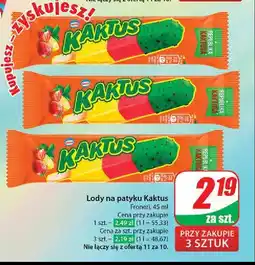 Dino Lód cytrynowo-truskawkowy Nestle kaktus oferta