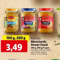Lidl Musztarda bawarska łagodna Roleski street food oferta