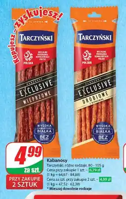 Dino Kabanosy drobiowe Tarczyński exclusive oferta
