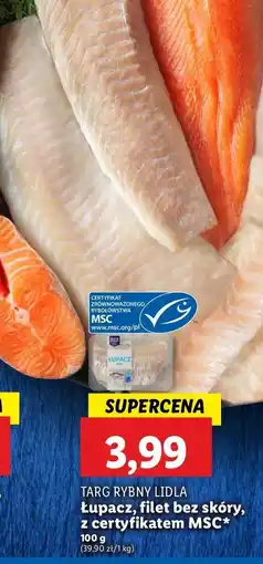 Lidl Łupacz filet bez skóry Rybny targ lidla oferta