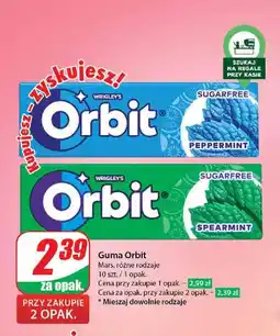 Dino Guma do żucia spearmint drażetki Orbit oferta