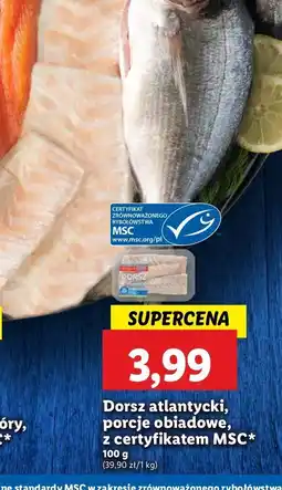 Lidl Dorsz atlantycki filet bez skóry Abramczyk oferta