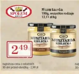 Musztarda Kielecka czeska 190 g