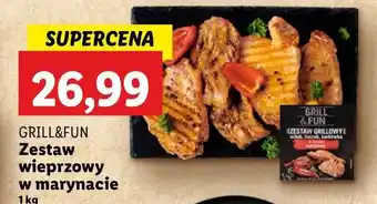 Lidl Zestaw wieprzowy w marynacie Grill And Fun oferta