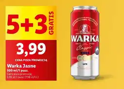 Lidl Piwo Warka oferta