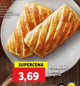 Lidl Przekąska gyros oferta