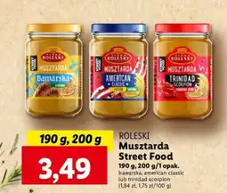 Lidl Musztarda bawarska łagodna Roleski Street Food oferta