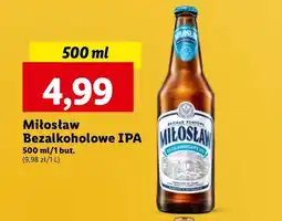 Lidl Piwo Miłosław Bezalkoholowe Ipa oferta