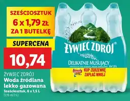 Lidl Woda delikatnie musująca Żywiec Zdrój oferta