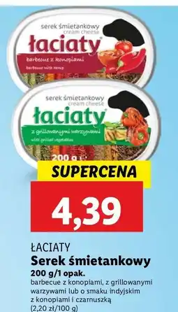 Lidl Serek śmietankowy barbeque z konopiami Łaciaty oferta