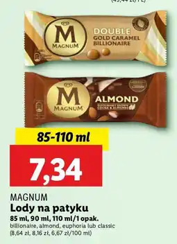 Lidl Lód pink lemonade Algida Magnum oferta