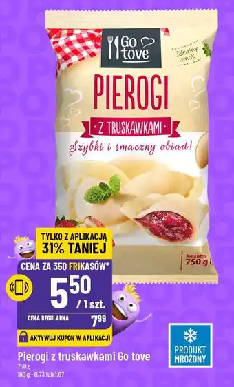 Polomarket Pierogi z truskawkami Go tove oferta