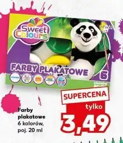 Kaufland Farby plakatowe Sweet Colours oferta