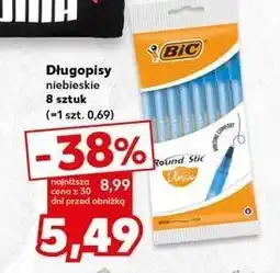 Kaufland Długopis round stick niebieski Bic Round Stick oferta
