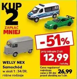 Kaufland Samochodzik nex 1:34 Welly oferta