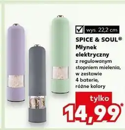 Kaufland Młynek do pieprzu lub soli elektryczny Spice&Soul oferta
