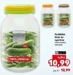 Kaufland Słoik do ogórków 4 l Florina (Florentyna) oferta