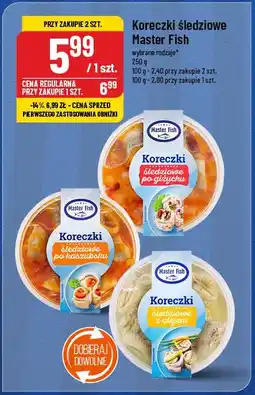 Polomarket Koreczki śledziowe Master Fish oferta