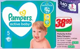 Dino Pieluszki dla dzieci 5 Pampers Active Baby oferta